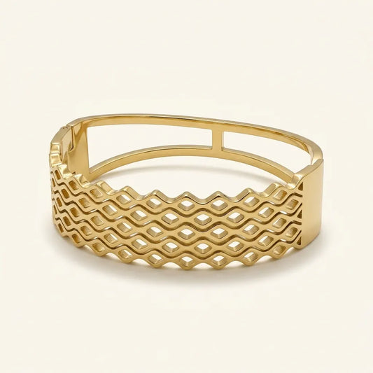 Wave Grid Bracelet
