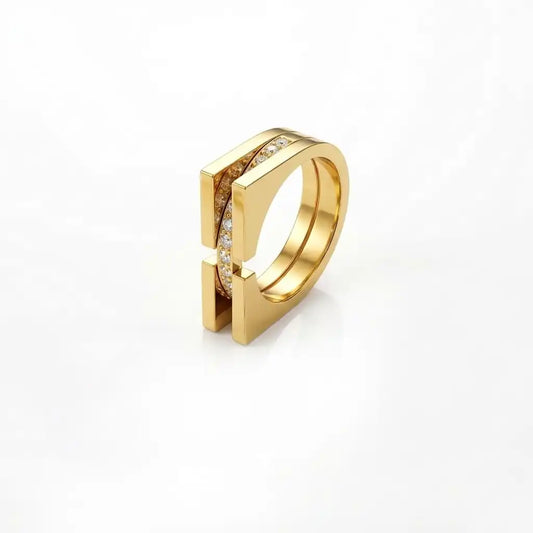 Axis Pave Ring