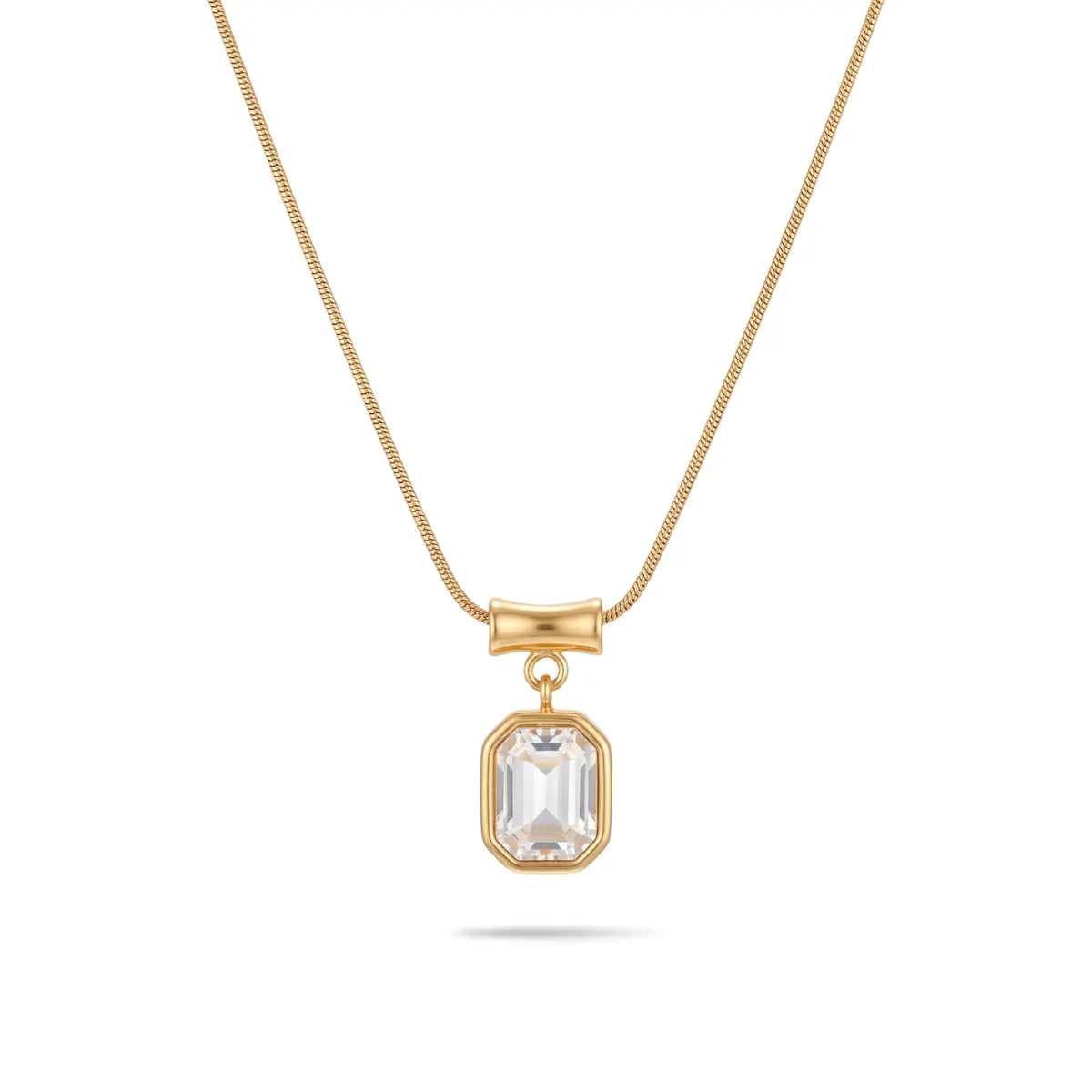 Crystal Frame Necklace