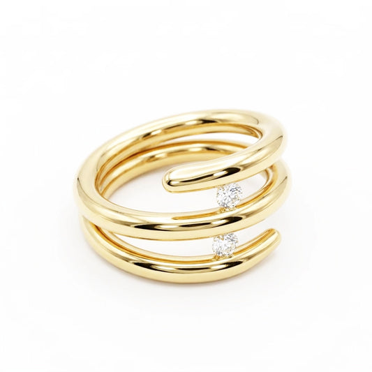 Dual Wrap Crystal Ring