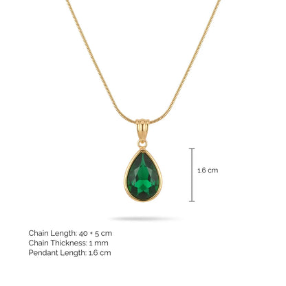 emerald necklace for women
emerald pendant necklace
green necklace for women
gold necklace for women