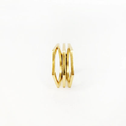 Hexa Stack Ring
