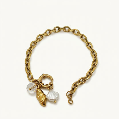 Seashell Charm Bracelet