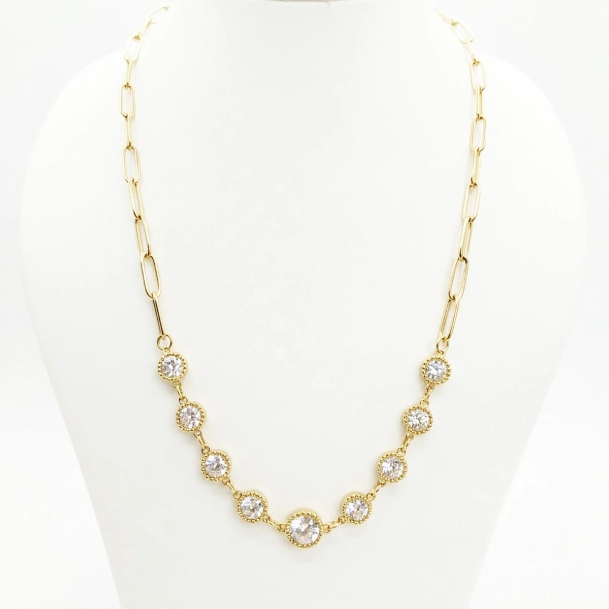 Signature Crystal Link Necklace