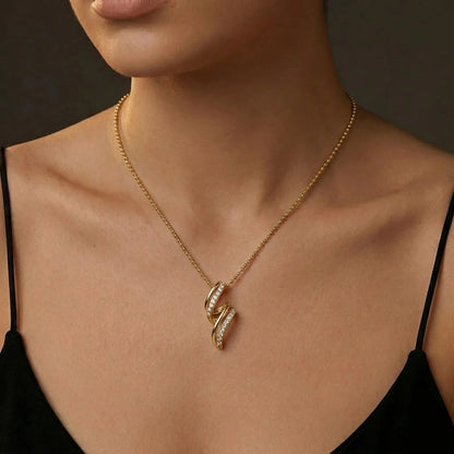 pendant necklace for women
gold pendant necklace
necklace for women
swirl pendant necklace