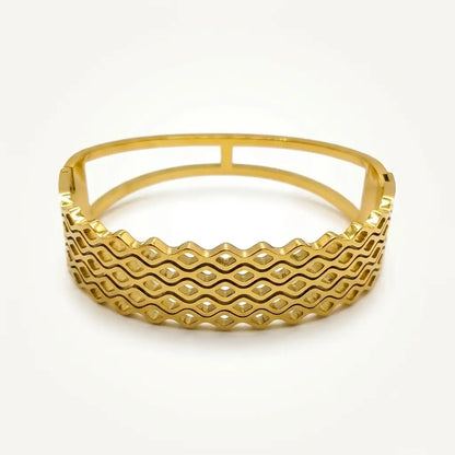 Wave Grid Bracelet