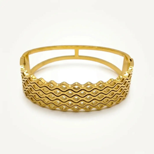 Wave Grid Bracelet