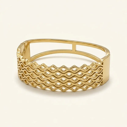 Wave Grid Bracelet